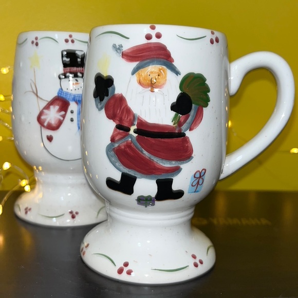 Set of two Cosmos Gifts Corp. mugs Santa Claus & Snowman - Picture 2 of 6